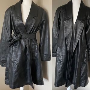 Vintage Margaret Godfrey Leather Duster